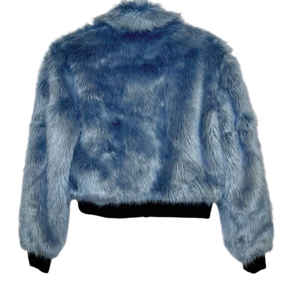 EXPRESS x Negin Mirsalehi Faux Fur Bomber Jacket. Size S NWT - Picture 4 of 7